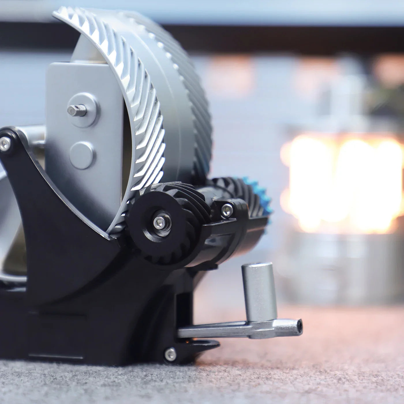 Premium mechanical phone holder with precision engineering and zinc alloy construction for mobile devices by Diyion