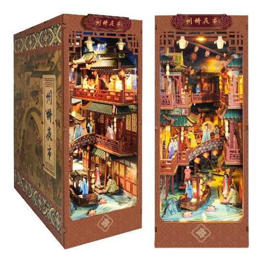 Ancient Chinese Night Market DIY Book Nook Kit - DIYION