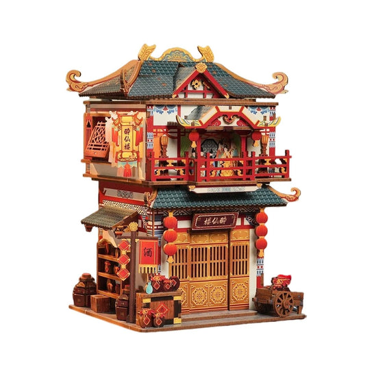 Ancient Restaurant | 3D Wooden Puzzles - DIYION