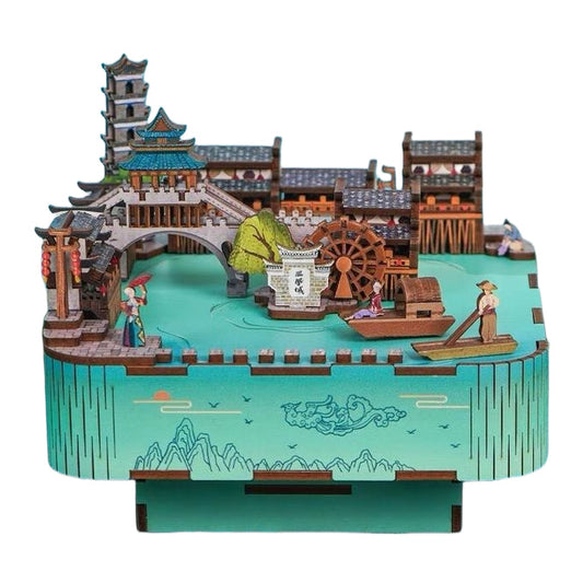 The Ancient Town Phoenix | DIY Music Box | 3D Wooden Puzzle - DIYION