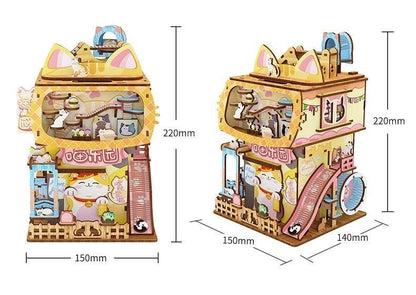 Cat Park | 3D Wooden Puzzle | Miniature Crafts - DIYION