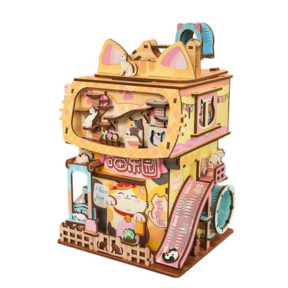 Cat Park | 3D Wooden Puzzle | Miniature Crafts - DIYION