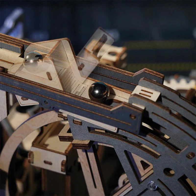 Diyion™ | Cosmic Marble Labyrinth - 3D Wooden Mechanical Model Kit - Diyion