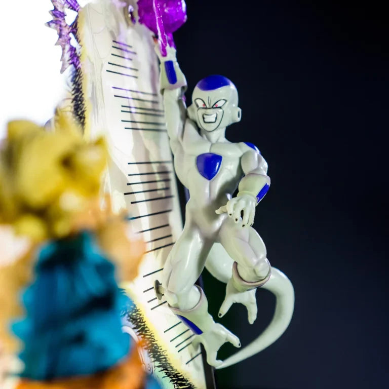 32 x 44 cm Goku vs Frieza 3D LED light frame sized for a dorm room, office or entertainment space