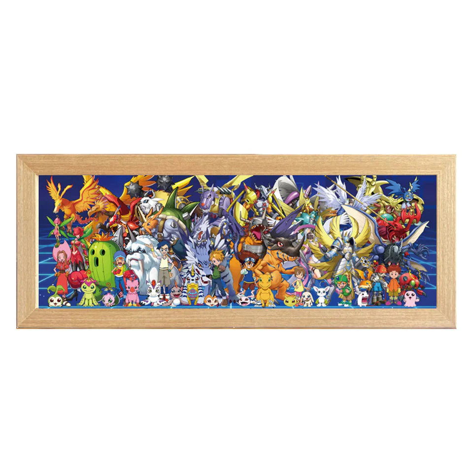 Anime Legends Acrylic Family Photo (LED Light) - Diyion