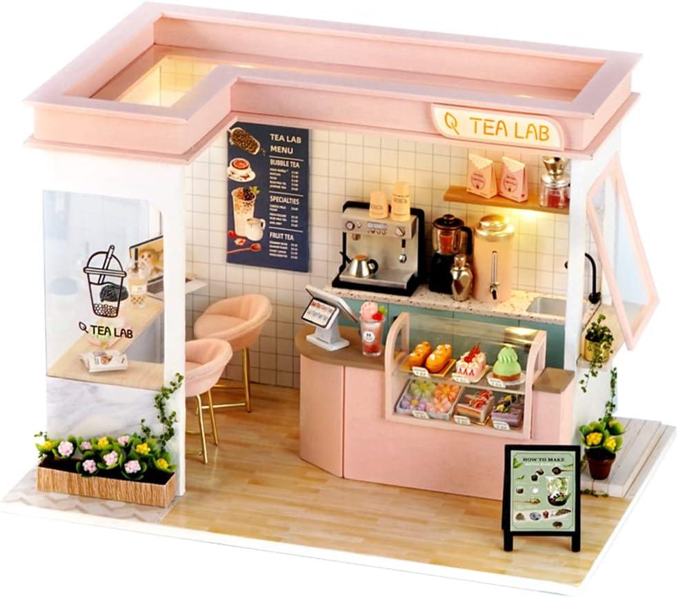 Diyion™ | DIY Dollhouse Kit (Sunny Tea Station) - Diyion