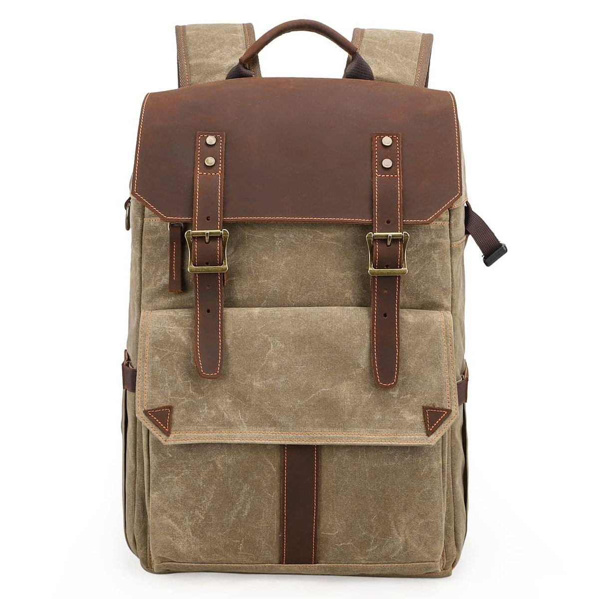 Algonquin — Waxed Canvas Camera Backpack, image 1