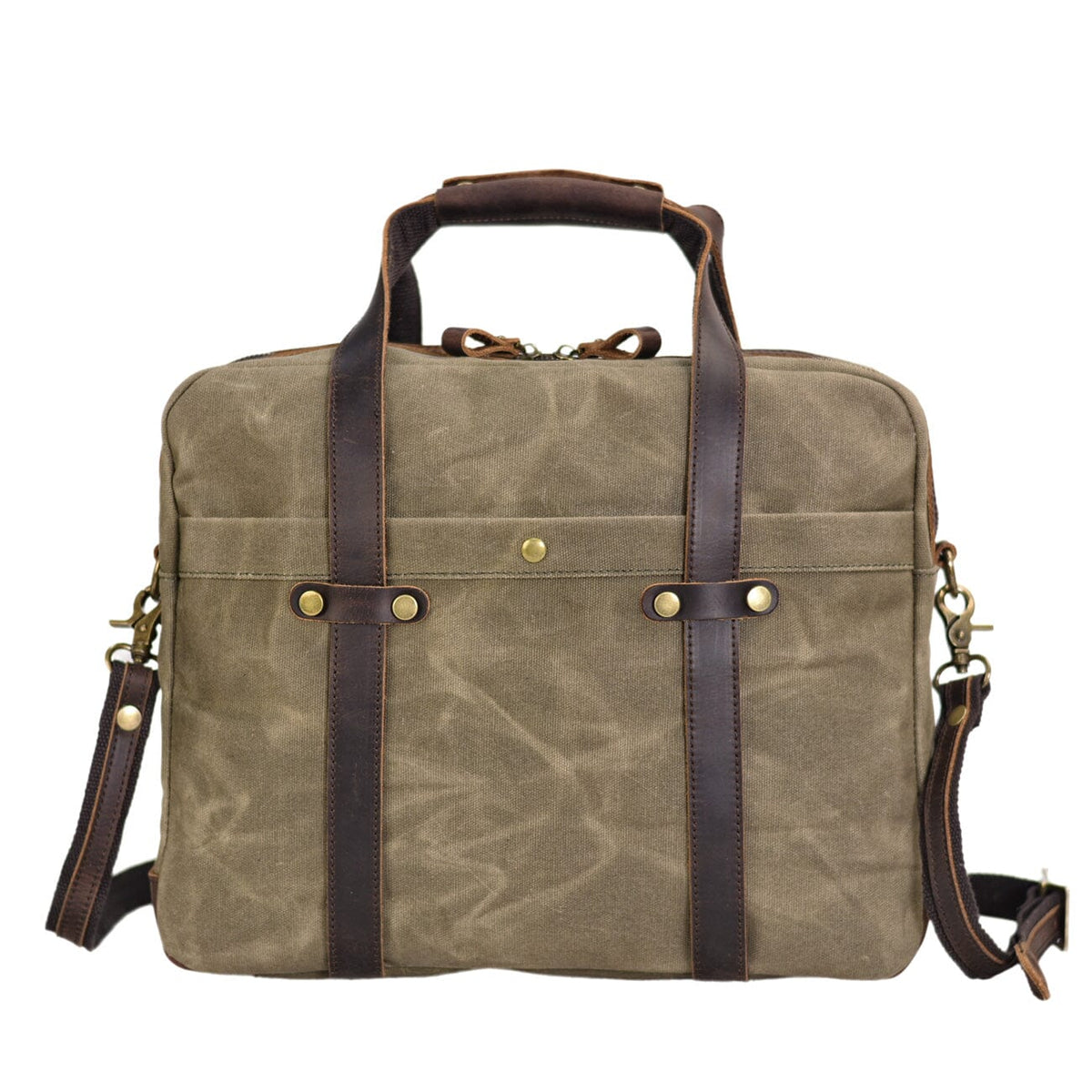 Anchorage — Waxed Canvas Briefcase, image 3