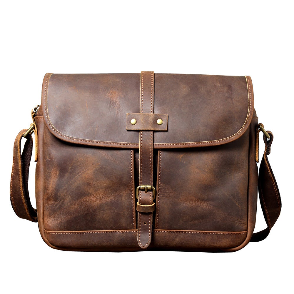 Leather messenger bag 6 L – Erika