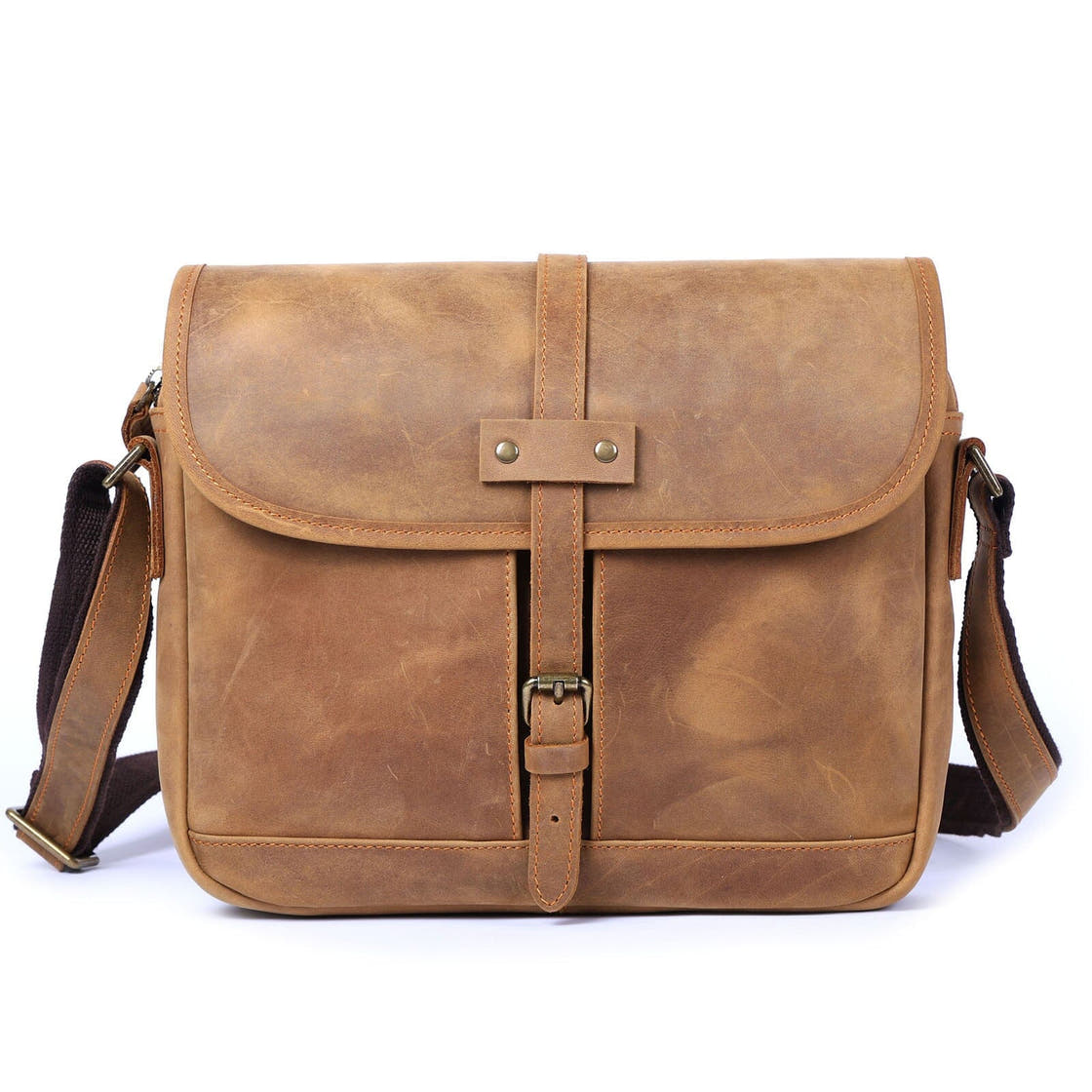 Leather messenger bag 6 L – Erika