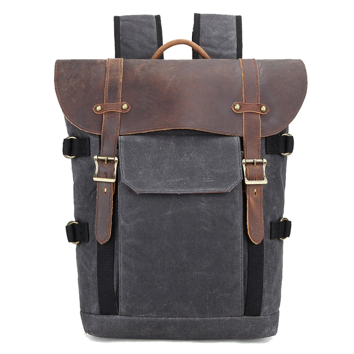 Haliburton — Canvas and Leather Camera Backpack, image 7