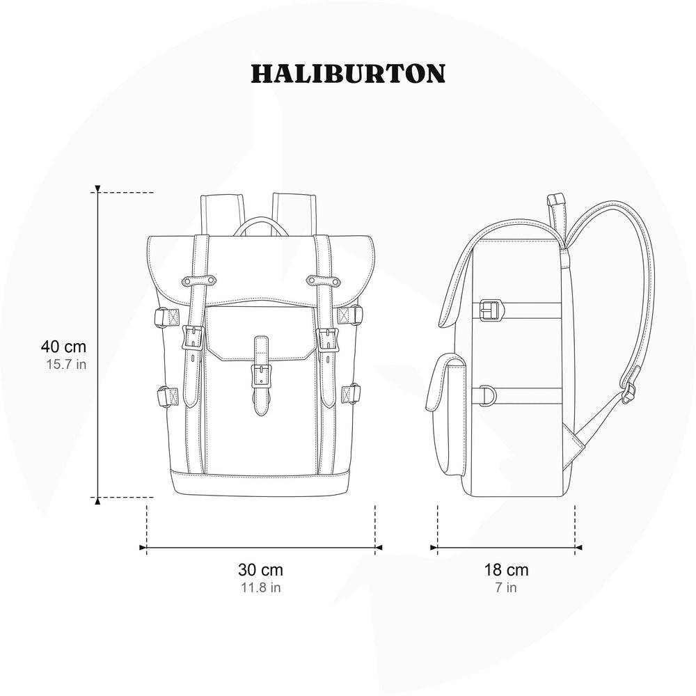 Canvas camera backpack 20 L – Haliburton
