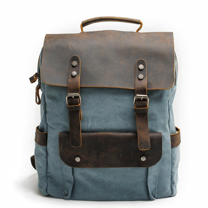 Canvas backpack with laptop compartment – Helsinki
