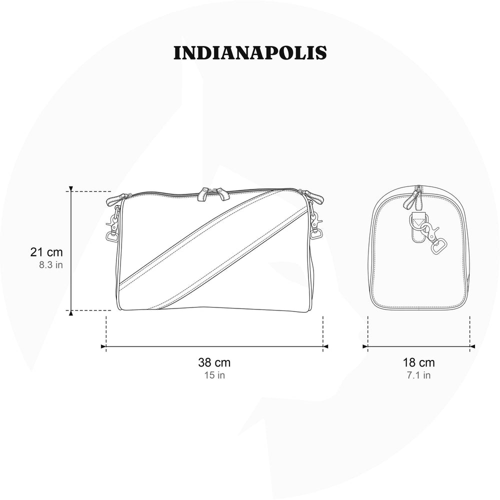 Canvas-Crossbody-Tasche 14 L – Indianapolis