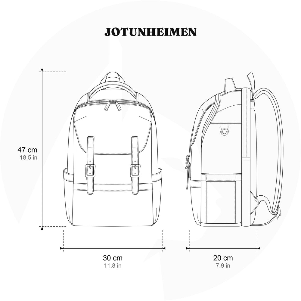 Canvas camera backpack 28 L – Jotunheimen