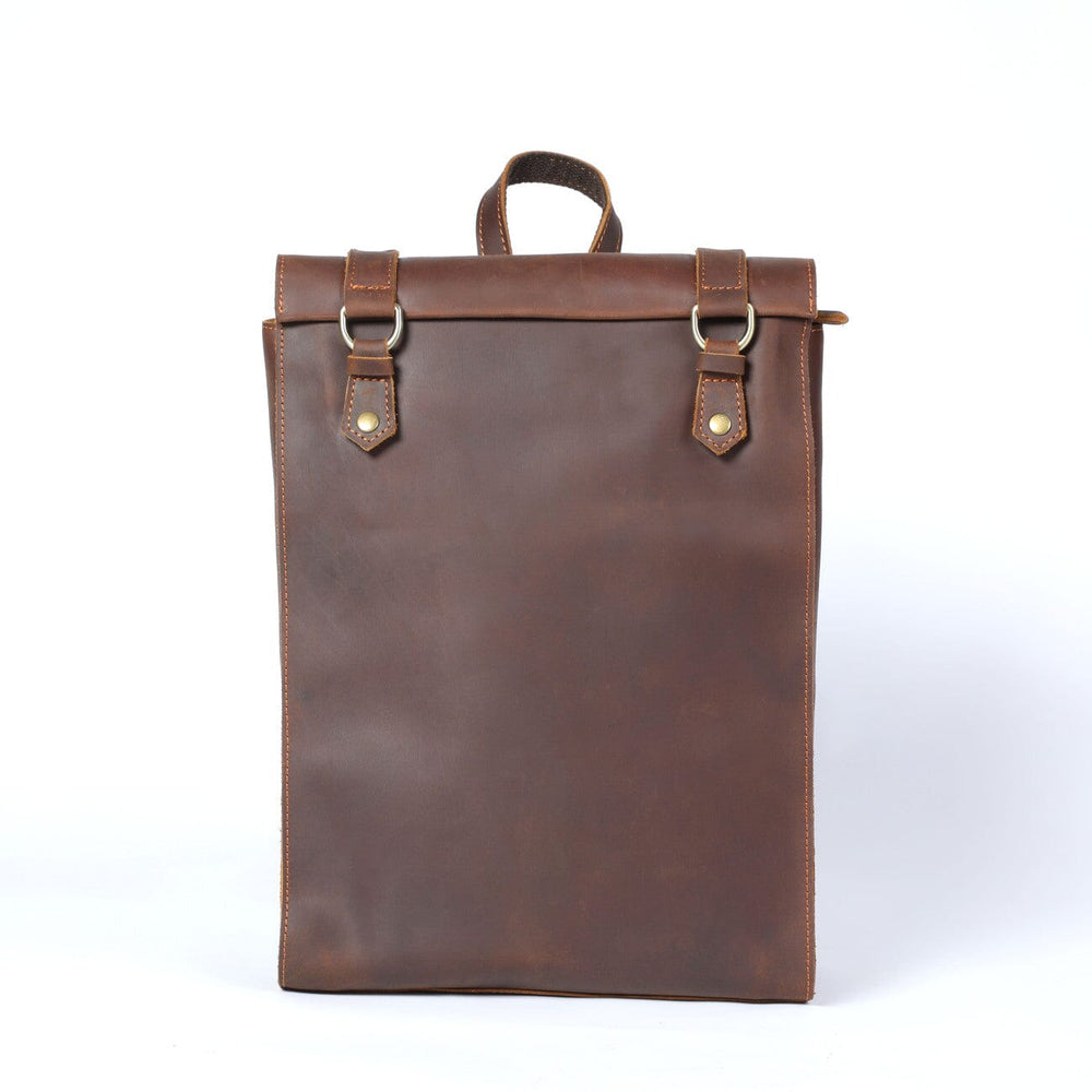 Leather laptop backpack 15 L – Kaplan