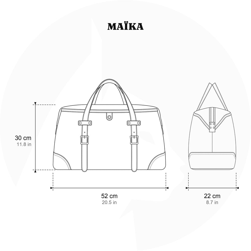 Canvas-Reisetasche 35 L – Maïka