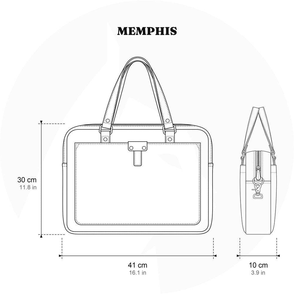 Canvas schoudertas 13 L – Memphis