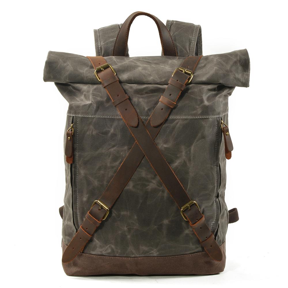Oslo — Canvas Rucksack Backpack, image 1