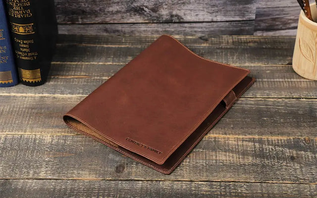 CONTACT’S FAMILY Leather Notebook Cover — A5 Slim