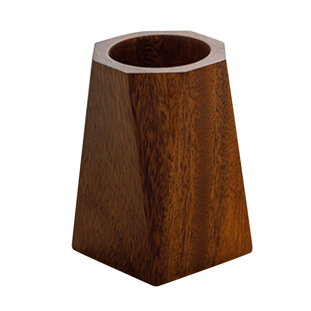 Faceted Walnut Pen Holder
