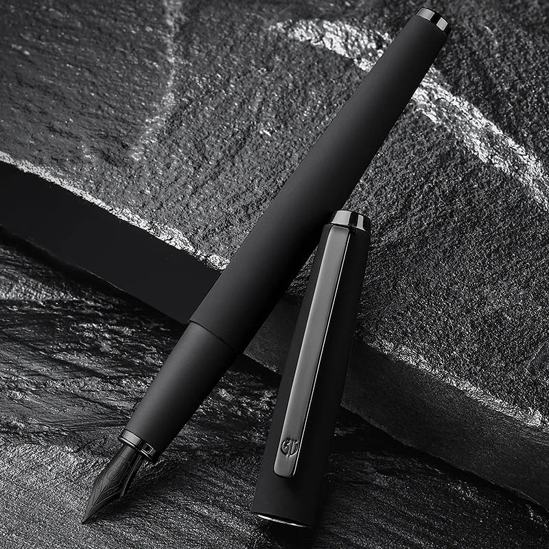Hongdian 517D Fountain Pen — Black, Fine