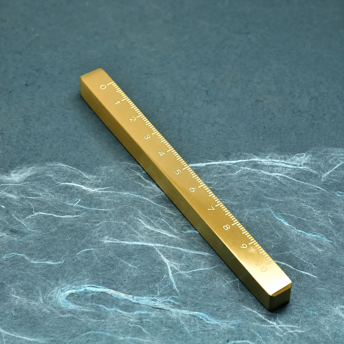Brass Paperweight Bar — 12 cm