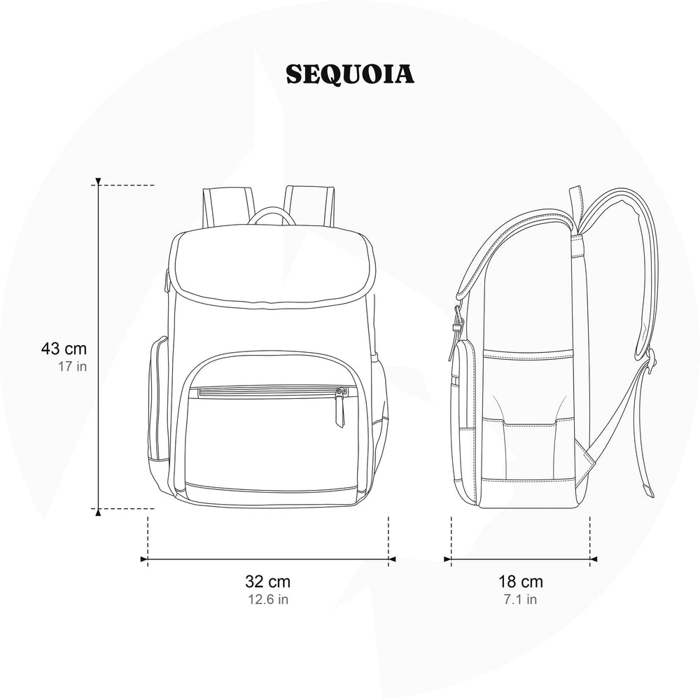 Canvas camera backpack 25 L – Sequoia