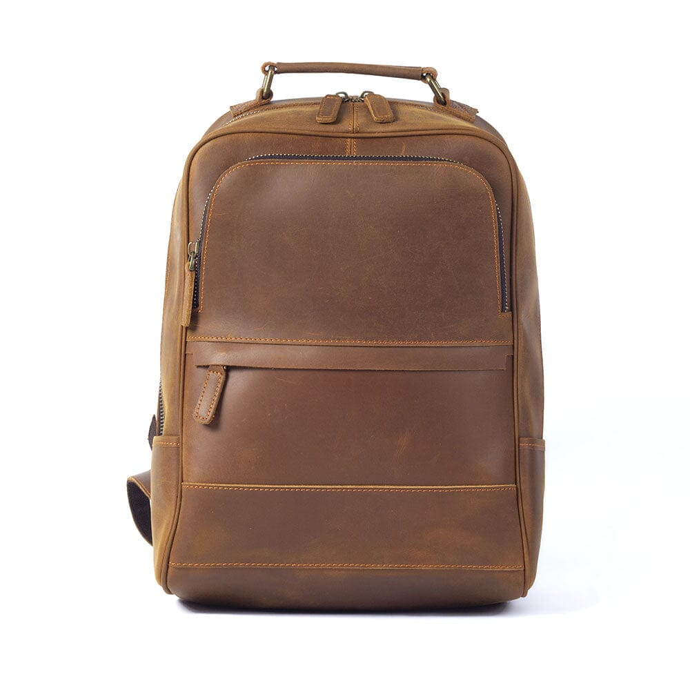 Leather laptop backpack 14 L – Tyree