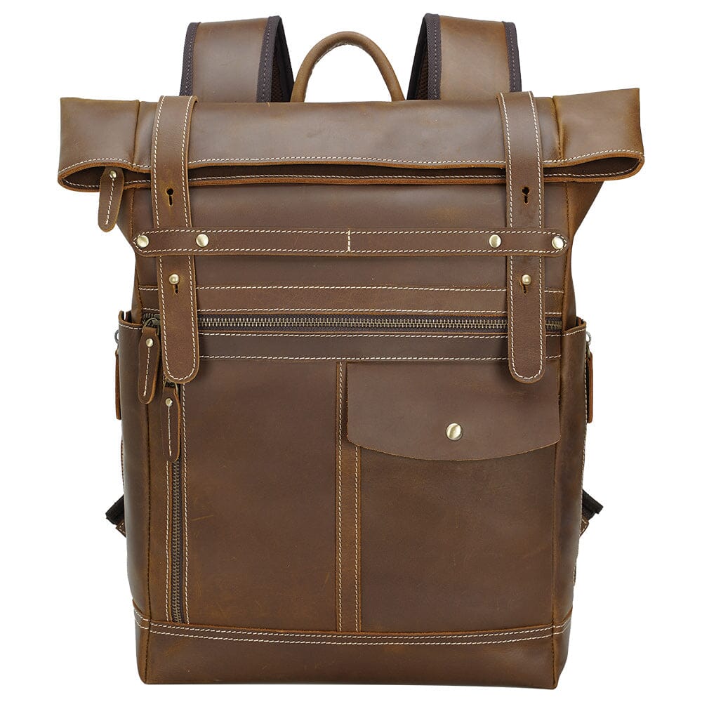 Leren rugzak met laptopvak 16,5 L – Vinson