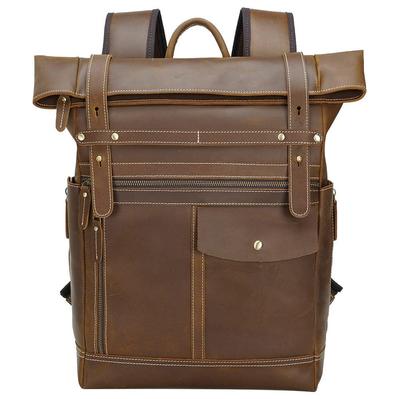 Lederrucksack mit Laptopfach 16,5 L – Vinson