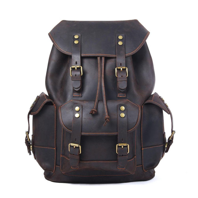Lederrucksack mit Laptopfach 25 L – Waterloo