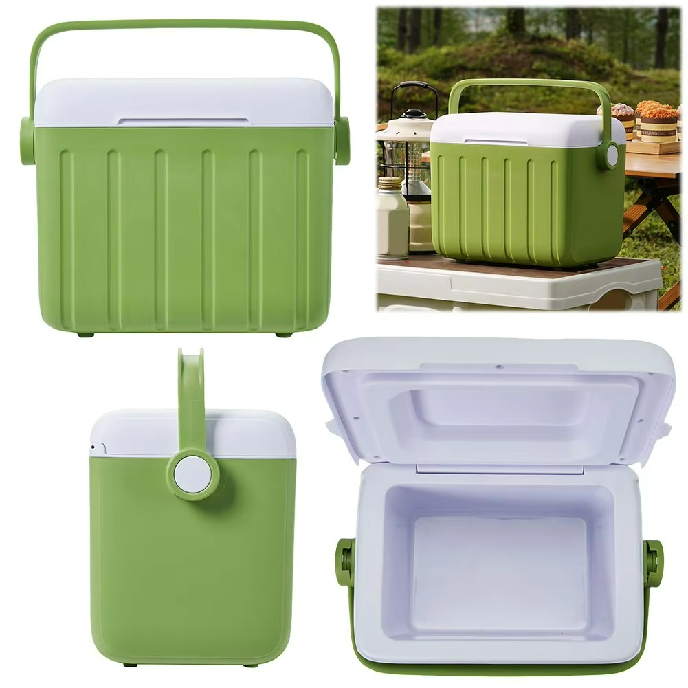 6L Camping Cooler Box Multipurpose Insulated Ice Chest for Camping Picnic Beach Drink Beverage Fishing