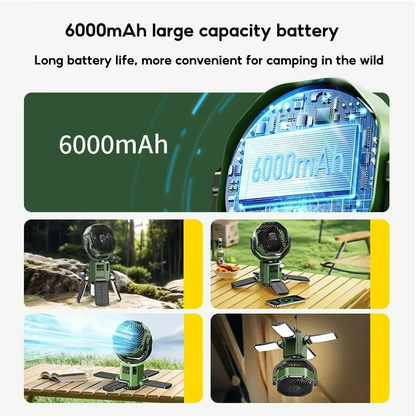 Adjustable Air Cooling Fan For Outdoor Camping