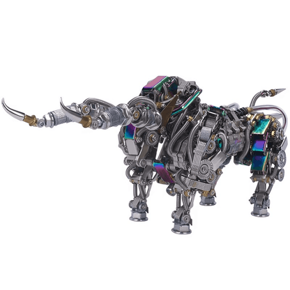 Diyion™ | DIY 3D Metal Mechanical Bull Animal Model Assembly Kit 1087Pcs - Diyion