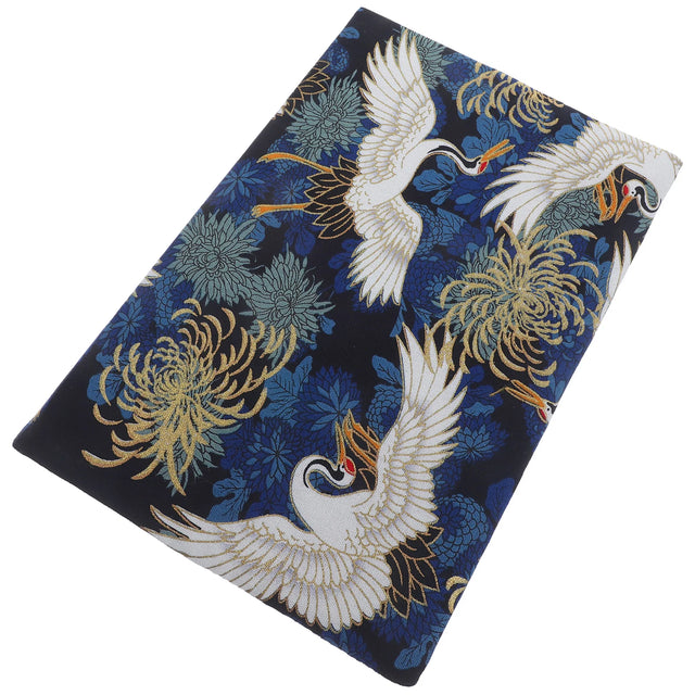 Fabric Book Cover — Blue Crane