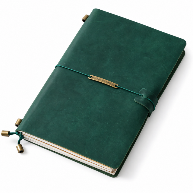 A5 Refillable Travel Journal with Three Inserts