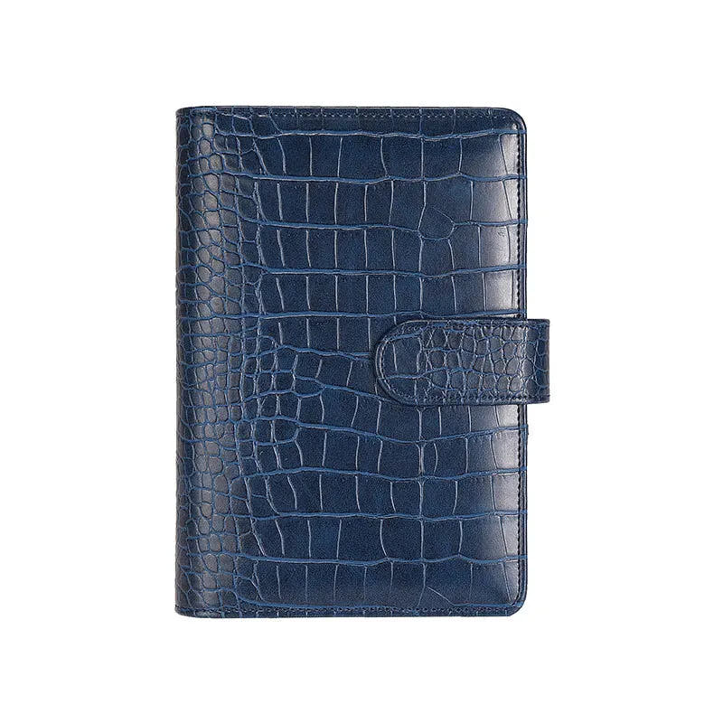 A6 Six-Ring Binder Cover — Croc Texture