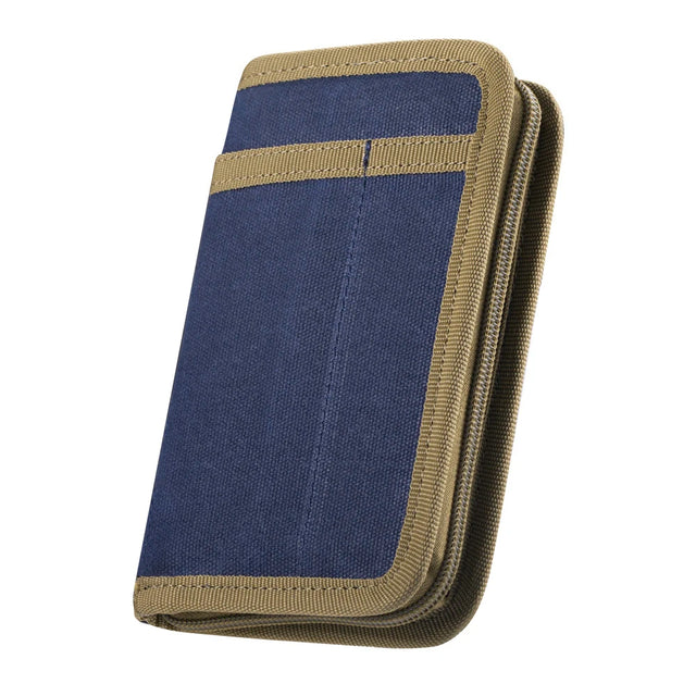 Canvas Pocket Notebook Organizer with Zipper
