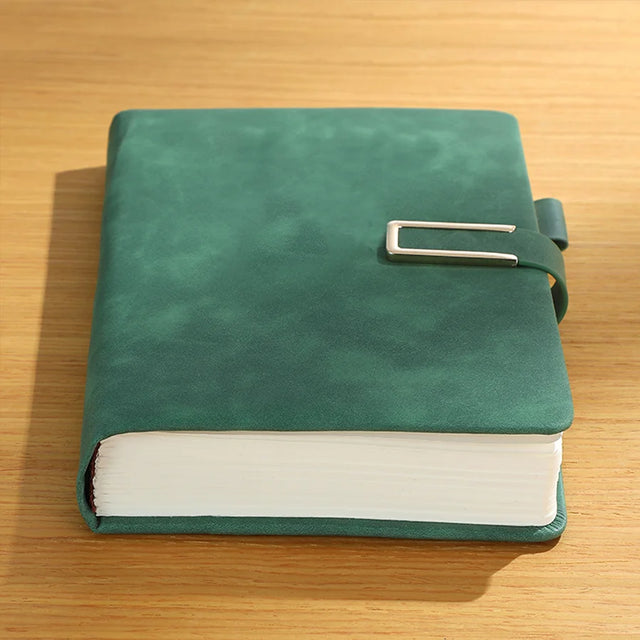 A5 Lined Reading Journal with Pen Loop — Forest