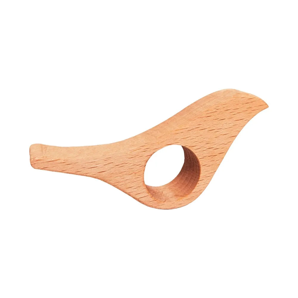 Wooden Thumb Book Holder — Bird or Wave