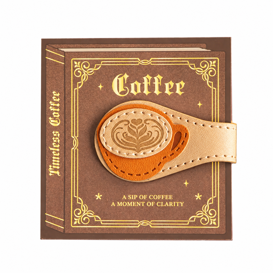 Magnetic Bookmark — Coffee Cup or Rose