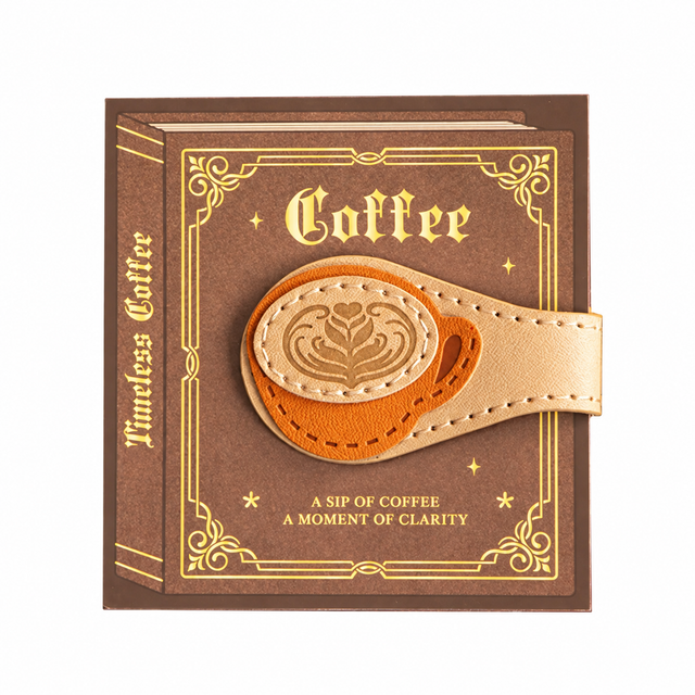 Magnetic Bookmark — Coffee Cup or Rose