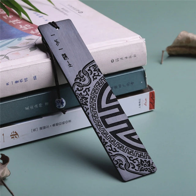 Decorative Wooden Bookmarks — Single or Pair