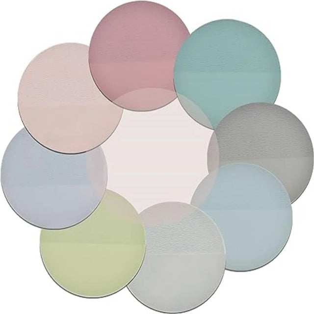 Round Transparent Sticky Notes — 400 Sheets