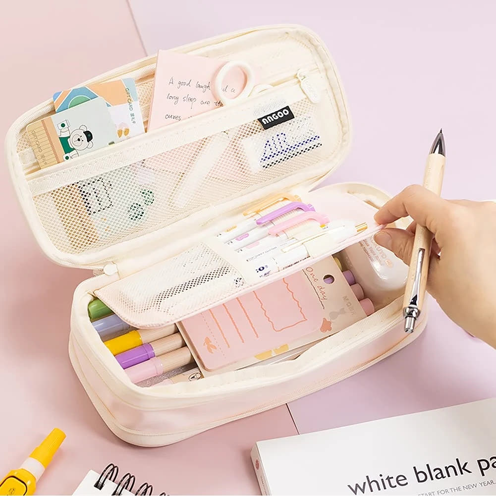 Trousse extensible rose poudré