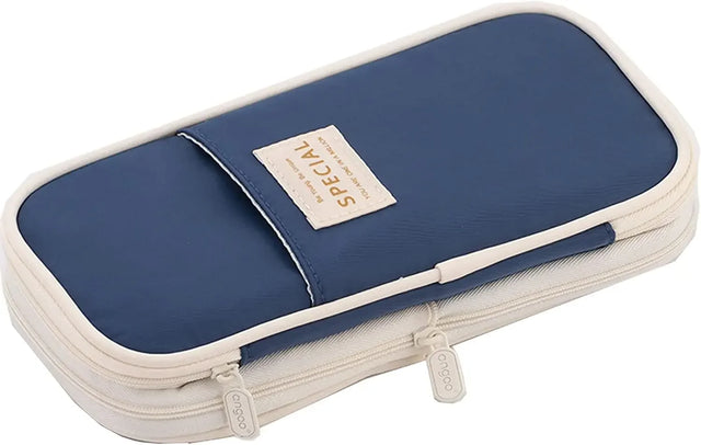 Double-Layer Canvas Pencil Case