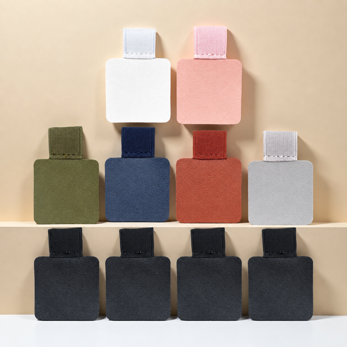 Zelfklevende elastische pennenlussen – Set van 10