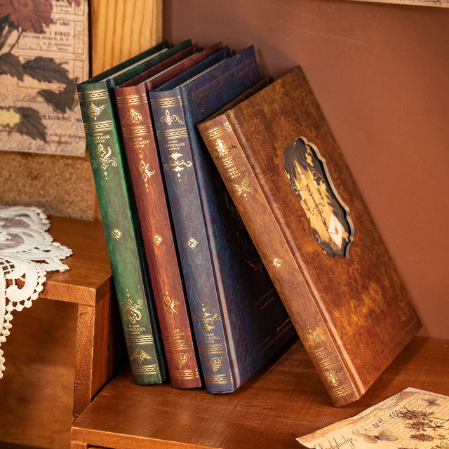 Vintage Scrapbooking Paper Book — Brown
