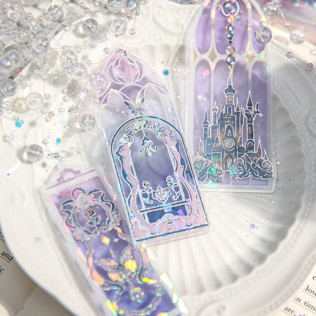 Iridescent Window Bookmarks — Set of 10